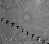 عبور ISS از مقابل ماه