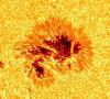 ثبت روشن‌ترین تصویر از لکه خورشیدی