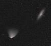دنباله دار پن استارز PanSTARRS در کنار کهکشان M31