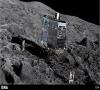 فضاپیمای مادر روزتا و فرودگر Philae در وضعیت فرود.