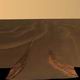کاوشگر فرصت در روز 456 ماموریت خود در مریخ تصویری از یکی از جلگه های مریدیانی گرفته است.  