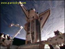 ناسا اعلام کرده که شاتل دیسکاوری با موفقیت به ایستگاه بین المللی فضایی ملحق شده است.