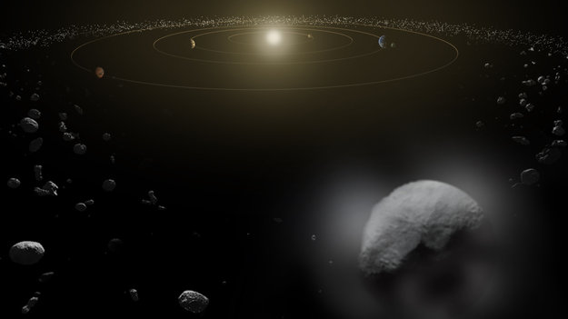 دانشمندان با استفاده از تلسکوپ فضایی هرشل برای اولین بار موفق به کشف مقدار عظیمی از بخار آب در بزرگترین جرم کمربند سیارکی، سیارک کوتوله “سرس” شدند. زمانی کهقطعات یخ سطح سرس گرم شده از سطح آن میزان زیادی بخار آب رها شده است.