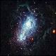 تلسکوپ فضايی هابل آنچه را ممکن است جوانترين کهکشانی که تاکنون در کيهان مشاهده شده است باشد کشف کرده است.