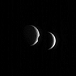 در جدیدترین عکس تهیه شده توسط فضا پیمای کاسینی ،دیون قمر زحل از حال عبور کردن از مقابل رئا دیگر قمر این سیاره است.