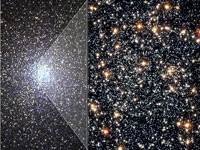 تلسکوپ فضائی هابل در جدیدترین تصویر خود توانست نمائی زیبا از خوشه کروی توکانا- 47 ارائه دهد...
