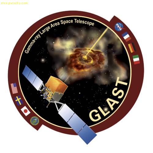 سفینه ی فضایی GLAST در حینی که در بالای زمین چرخش می کند منبع کیهانی اشعه گاما را رصد خواهد کرد .