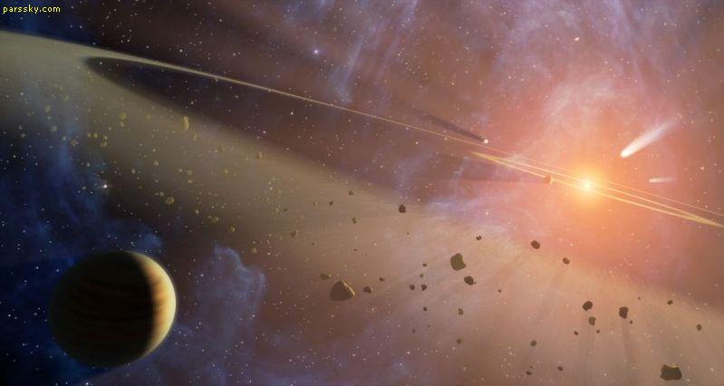 برای اولین بار ستاره شناسان تایید کردند که یک سیارک ، دارای آب یخ زده بر سطح خود می باشد.