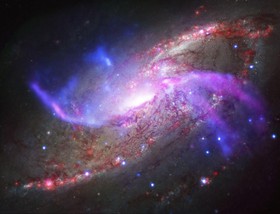 ناسا اخیرا به نمایش تصاویر خارق‌العاده‌ای از یک کهکشان در فاصله 23 میلیون سال نوری از زمین پرداخته است.