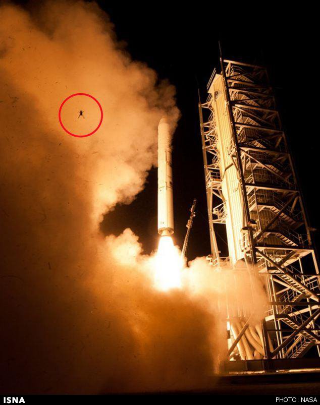 ناسا تصویر حضور یک قورباغه کوچک در کنار سکوی پرتاب کاوشگر ماه LADEE را تأیید کرد.