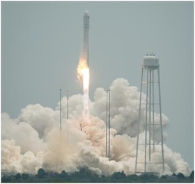موشک آنتارس حامل کپسول باری سیگنوس سفر خود را به مقصد ایستگاه فضایی بین‌المللی (ISS)‌ آغاز کرد.
