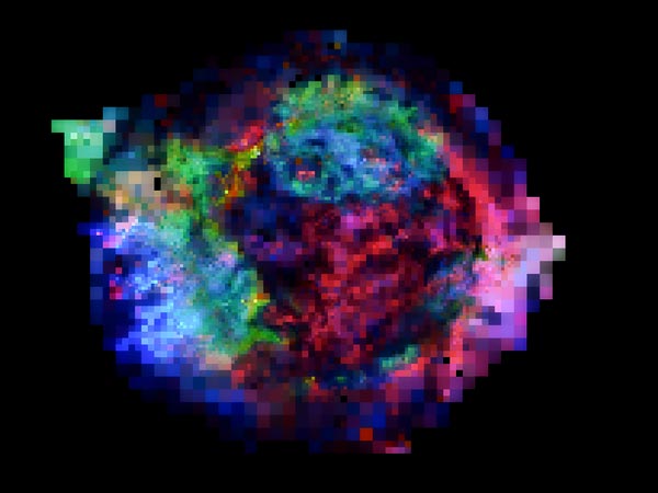 رصدخانه فضایی پرتوی ایکس چاندرا در تازه‌ترین نقشه‌برداری از عناصر مختلف در سحابی ابرنواختری ذات‌الکرسیA ، سرنوشت مواد ستاره‌ای را که سه قرن پیش منفجر شد، نشان داده است.
