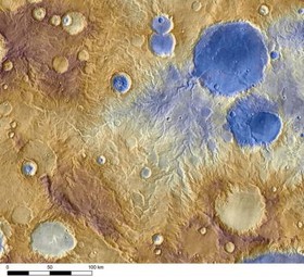 دانشمندان دانشگاه براون از وجود نشانه‌هایی بر روی برخی از دره‌های سیاره مریخ خبر داده‌اند که احتمالا توسط آب ذوب شده بارش‌های برف باستانی در این سیاره ایجاد شده‌اند.