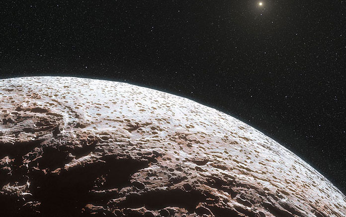 گروهی بین‌المللی از دانشمندان به تماشای اختفای ستاره‌ای کم‌نور و دوردست پشت سیاره‌ی کوتوله‌ی ماکی‌ماکی Makemake نشسته‌اند.

