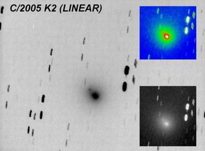 روشنایی دنباله دار لینیر c2005/k2  روز به روز در حال افزایش است