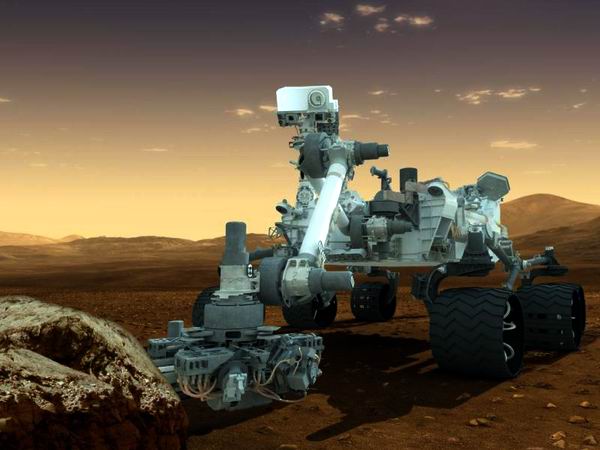 چند ساعت پیش دو پیشرانه سفینه فضایی کنجکاوی به مدت 7 ثانیه روشن شدند تا مسیر نهایی آن را به سمت مریخ تنظیم نماید.