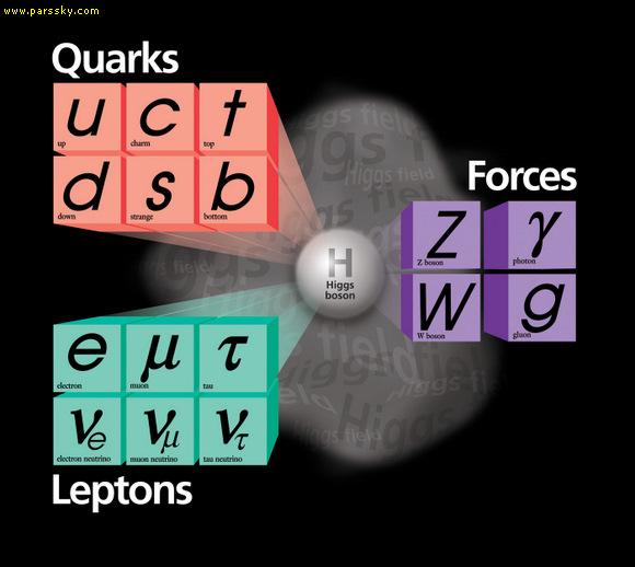 مدل استاندارد ، واکنش های ذرات بنیادی را نشان می دهد. بوزون W(ذرات زیر اتمی ) حامل نیروی الکتروضعیف ، جرمی دارد که اساسا به بسیاری از پیش بینی ها وابسته است.