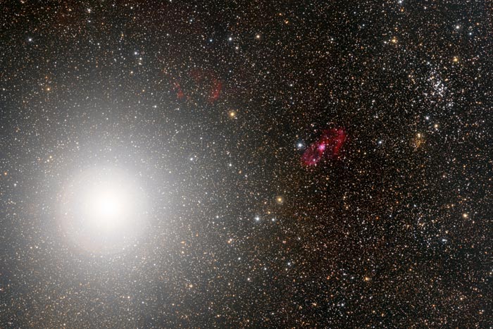 یکی از درخشان ترین ستارگان آسمان شب،آلفا قنطورس است