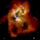 تلسکوپ پرتو ایکس «چاندرا» برای اولین بار موفق به کشف ذخایر غنی نئون، منگنز و سیلیکون در دو کهکشان برخوردی شد. 