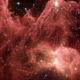  تصوير جديد تلسكوپ فضائي اسپيتزر ناسا توده هاي عظيم و متلاطم غبار كه در اثر شعله هاي ستارهاي جوان مشتعل هستند را اشك