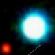 گروهی از منجمان عکسی تهیه کردند که به ظاهر تصویر سیاره ای است که به گرد ستاره ای دیگر در حال چرخش است.